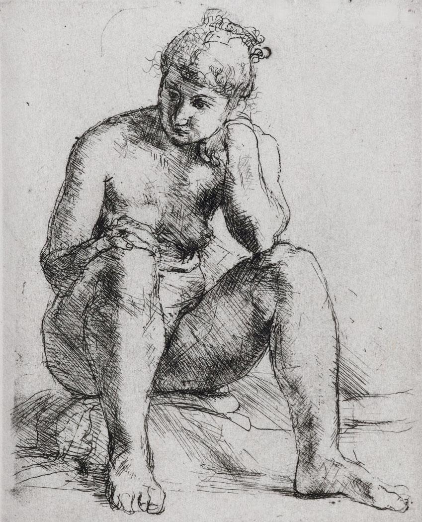 Seated Woman (Carton)