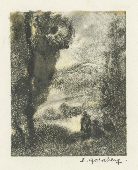 Silhouettes in a Landscape (Goldberg)