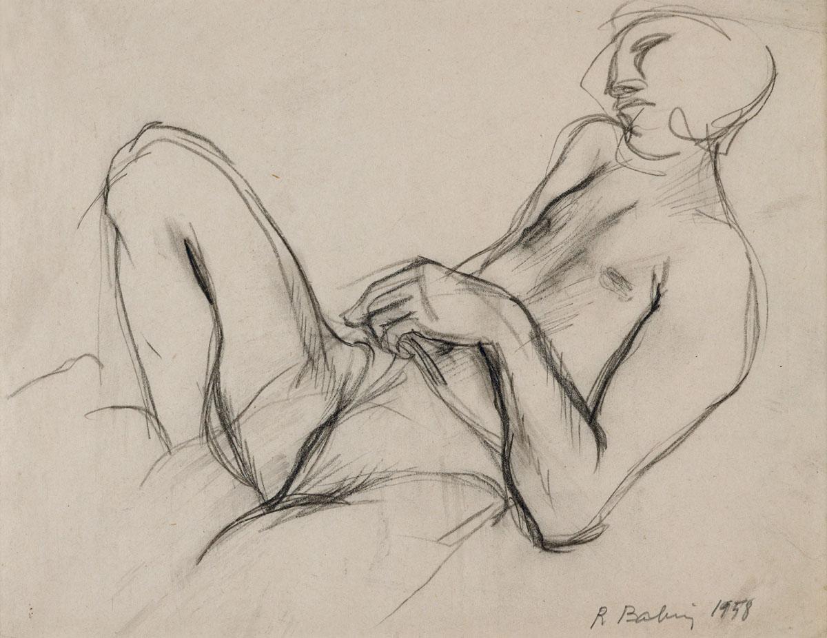 Homme allongé (Babin, 1958)